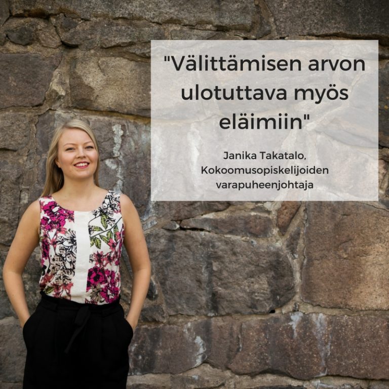 Välittämisen arvon ulotuttava eläimiin