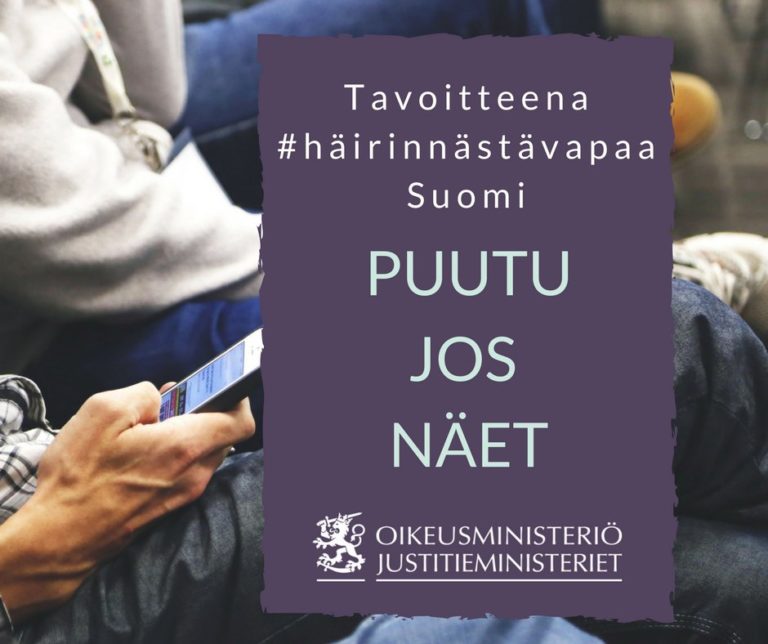 Aidosti #häirinnästävapaa Eduskunta