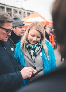 Kuopiossa, Lappeenrannassa, #meidäneu, eurovaaliehdokas, kokoomus, #Takatalo2019, sinivihreä, liberaali, moderni