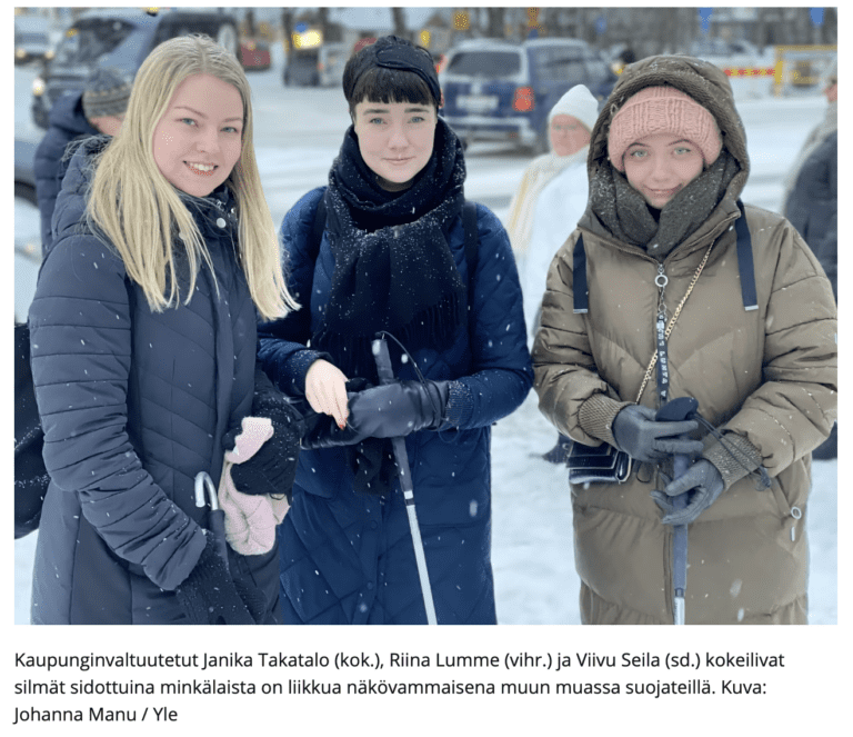 Valtuustoaloite 23.1.2023: Älykkäiden ääniopasteiden kokeileminen liikennevaloissa